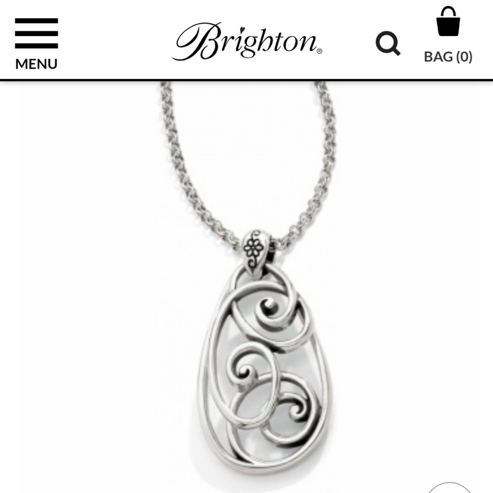 Brighton Rock and Scroll Necklace